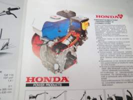 Honda pihatraktorit ja jyrsimet 1990 -myyntiesite / brochure