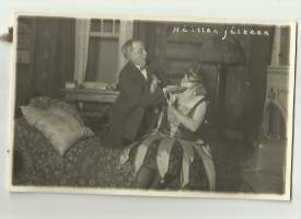 &quot;Häitten jälkeen&quot;- teatteri valokuva 9x13 cm 1920-luku
