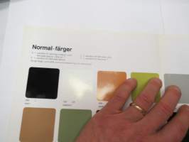 Mercedes-Benz färgkarta personbilar 1979 års modeller -värikartta, henkilöautot vm 1979 -color chart