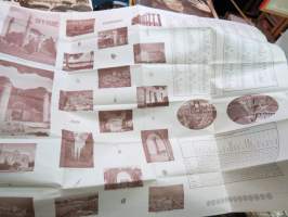 Syrie (Syyria) matkailuesite - kartta / travel brochure