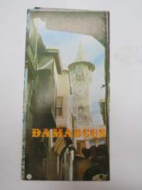 Damascus (Damaskos, Syyria) matkailuesite - kartta / travel brochure