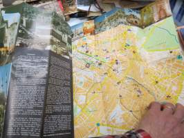 Damascus (Damaskos, Syyria) matkailuesite - kartta / travel brochure