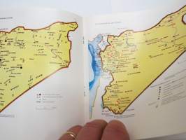 Syria - Ministry of tourism (Syyria) matkailuesite - kartta / travel brochure