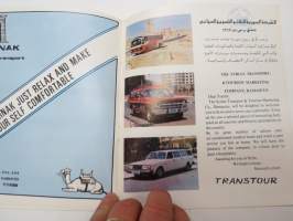 Syria - Ministry of tourism (Syyria) matkailuesite - kartta / travel brochure