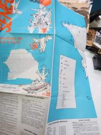 Senegal - Dakar - Goree - Carte touristique - tourist map - kartta