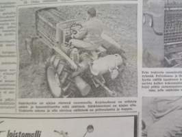 Koneviesti 1960 nr 8, sisältää mm. seur. artikkelit / kuvat / mainokset; Esittelyssä M.A.N., Lannoitus- ja kylvökoneet McCormick ja Allis Chalmers, Kevään 60