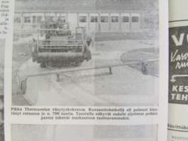 Koneviesti 1960 nr 8, sisältää mm. seur. artikkelit / kuvat / mainokset; Esittelyssä M.A.N., Lannoitus- ja kylvökoneet McCormick ja Allis Chalmers, Kevään 60