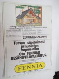 Hirsilehti nr 1 - Honkarakenne Oy asiakaslehti -customer magazine / cottage brochure