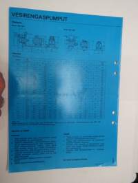 Mako vesirengaspumput -myyntiesite / brochure