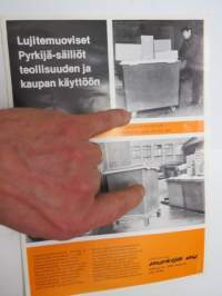 Lujitemuoviset Pyrkijä-säiliöt -myyntiesite / brochure