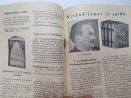 WSOY:n kirjoja jouluksi - Kirjojen maailma 3-4-/1937, kansikuvitus Onni Oja