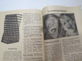 WSOY:n kirjoja jouluksi - Kirjojen maailma 3-4-/1937, kansikuvitus Onni Oja