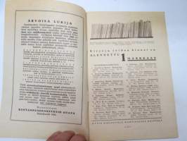 Otava 1924 alennusmyyntieluettelo, kansikuvitus EEli Jaatinen -catalog
