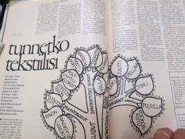 Kotiliesi 1974 nr 1 tammikuu I, ilmestynyt 9.1.1974, sis. mm. seur. artikkelit/ kuvat / mainokset; Lahden Puutyö Oy - Hitti-hyllystöt, Asuntotukea avoliitolle, Ei