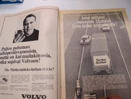 Auto ja Liikenne 1970 nr 10, sis. mm. seur. artikkelit / kuvat / mainokset; Kansikuva Peugeot 504 vm. 1971, Champion Turbo Action, Ei nätti tyttö jää pulaan,