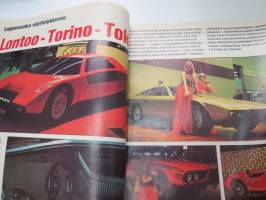 Moottoriviesti 1972 nr 12 sis. mm. artikkelit / kuvat / mainokset; Moottorikelkat 1973, Morris Marina Saloon 1.8 &amp; Coupe 1.3 koeajo, Fiat 127 kestotesti,
