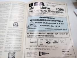 V8 Magazine 1982 nr 2 keskiaukeamakuva Ford Mustang -67 Mustang GT 390, Dodge Monaco