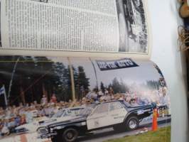 V8 Magazine 1982 nr 2 keskiaukeamakuva Ford Mustang -67 Mustang GT 390, Dodge Monaco