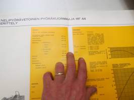 Massey-Ferguson 44 pyöräkuormaaja -myyntiesite / brochure, loader