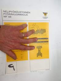 Massey-Ferguson 44 pyöräkuormaaja -myyntiesite / brochure, loader