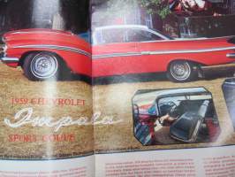 V8 Magazine 1982 nr 8 -Hot Rod magazine, 1959 Chervolet Impala, 1951 Cadillac series 62 De Ville Convertible