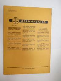 Kauppalehden protestilista - Kauppalehtis protestlista 1955 nr 15-16, ilmetynyt 13.4.1955 -unpaid debts and dues, published in special credit-paper