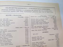 Kauppalehden protestilista - Kauppalehtis protestlista 1955 nr 17-18, ilmetynyt 25.4.1955 -unpaid debts and dues, published in special credit-paper