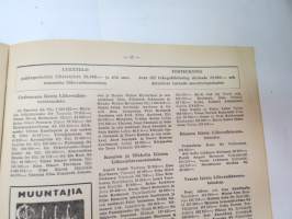 Kauppalehden protestilista - Kauppalehtis protestlista 1955 nr 1-2, ilmestynyt 4.1.1955 -unpaid debts and dues, published in special credit-paper