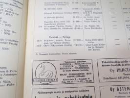 Kauppalehden protestilista - Kauppalehtis protestlista 1955 nr 23-24, ilmestynyt 6.6.1955 -unpaid debts and dues, published in special credit-paper
