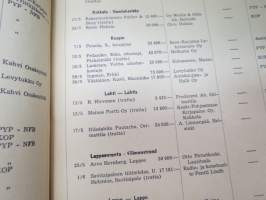 Kauppalehden protestilista - Kauppalehtis protestlista 1955 nr 23-24, ilmestynyt 6.6.1955 -unpaid debts and dues, published in special credit-paper