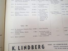 Kauppalehden protestilista - Kauppalehtis protestlista 1955 nr 23-24, ilmestynyt 6.6.1955 -unpaid debts and dues, published in special credit-paper