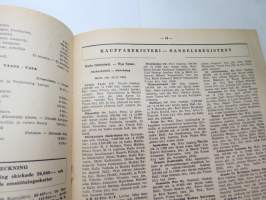 Kauppalehden protestilista - Kauppalehtis protestlista 1955 nr 3-4, ilmetynyt 17.1.1955 -unpaid debts and dues, published in special credit-paper