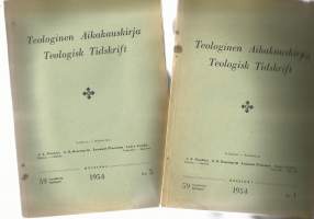 Teologinen aikakauskirja / Teologinen julkaisuseura.Rinnakkaisnimeke:Teologisk tidskrift 1954 ; 1 -5