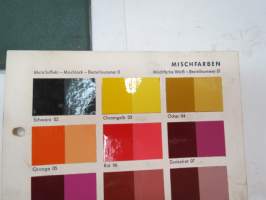 Mischfarben - 1 sivu Lack-Lechler - Chr. Lechler &amp; Sohn Nachf. värimalleja -colour samples