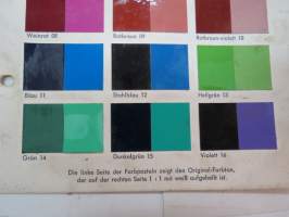 Mischfarben - 1 sivu Lack-Lechler - Chr. Lechler &amp; Sohn Nachf. värimalleja -colour samples