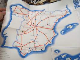 Spanish iteneraries - automatkailureittejä, Espanja -tiekartta / road map
