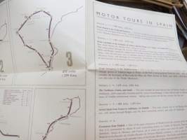 Spanish iteneraries - automatkailureittejä, Espanja -tiekartta / road map