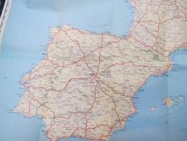 Hallwag Europa -tiekartta / road map