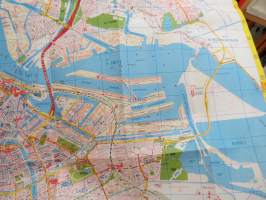 Amsterdam - Falk plan -tiekartta / road map