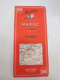 Maroc - Michelin -tiekartta / road map