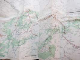 Maroc - Michelin -tiekartta / road map