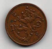 10  penniä  1924