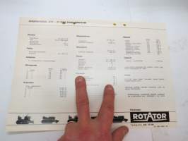 International BTD-20 puskutraktori -myyntiesite / bulldozer brochure