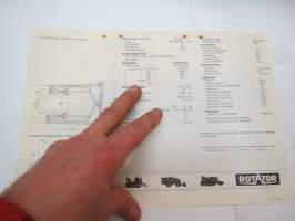 International BTD-6 puskutraktori -myyntiesite / bulldozer brochure