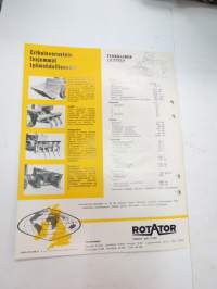 International B-100 telakuormaajaa -myyntiesite / bulldozer brochure