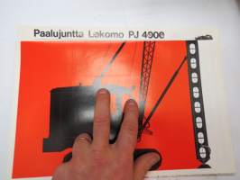 Lokomo PJ 4000 paalujuntta -myyntiesite / brochure