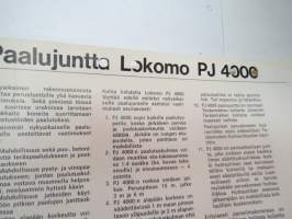 Lokomo PJ 4000 paalujuntta -myyntiesite / brochure