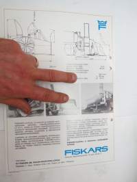 Fiskars lumilinko 1 R-900 -myyntiesite / snow thrower brochure