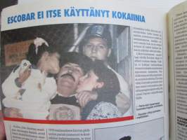Alibi 1994 nr 7, sis. mm. artikkelit / kuvat / mainokset; Huumekuninkaan Pablo Escobar loistelias elämä ja yksinäinen kuolema, Pauli Räsänen, Marko Leppänen,