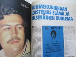 Alibi 1994 nr 7, sis. mm. artikkelit / kuvat / mainokset; Huumekuninkaan Pablo Escobar loistelias elämä ja yksinäinen kuolema, Pauli Räsänen, Marko Leppänen,